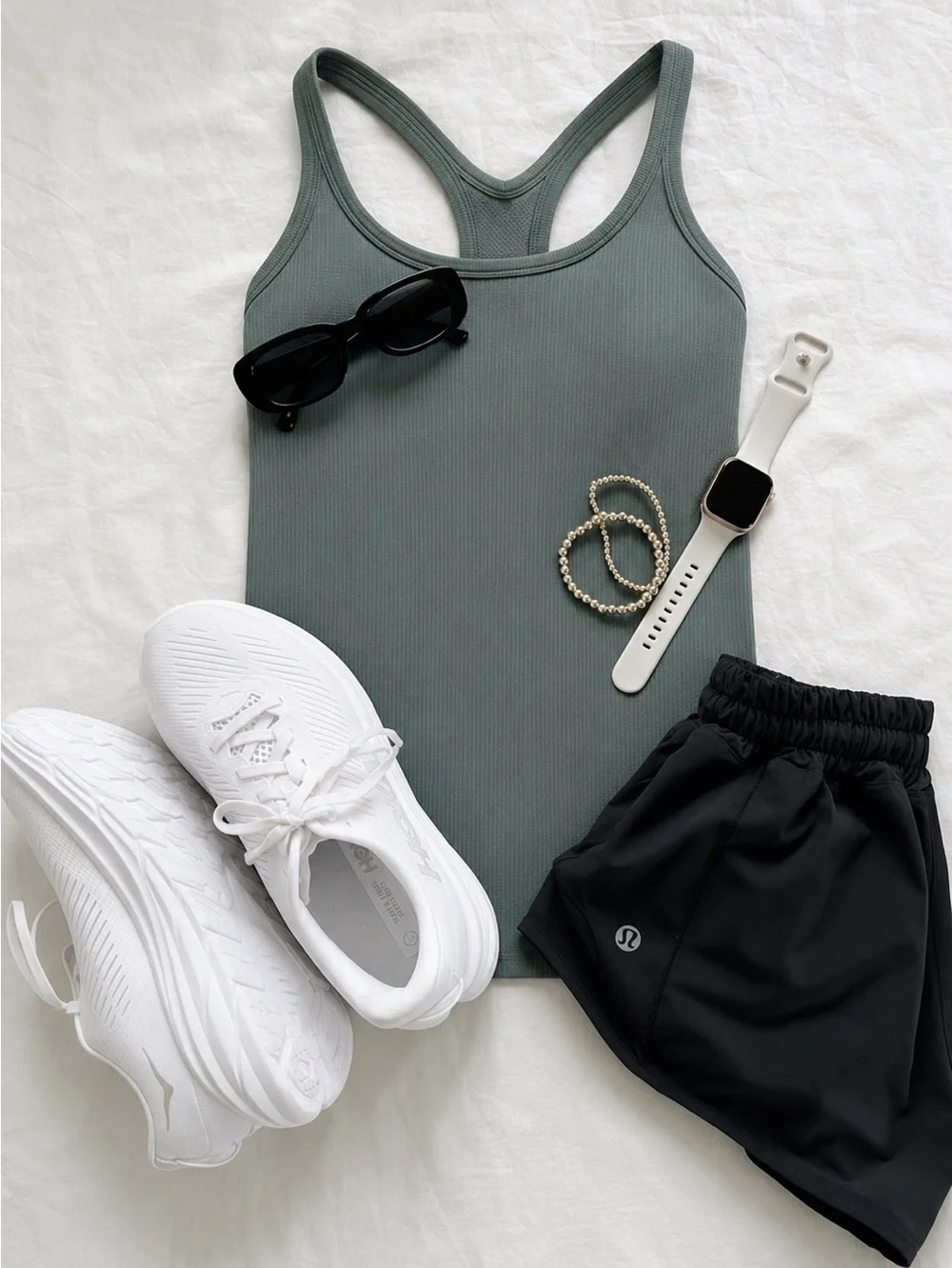 Lululemon Black Track That Running Shorts - Size 4